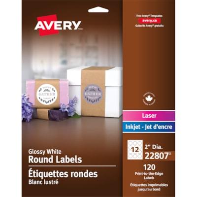 PRINT-TO-THE-EDGE ROUND LBLS