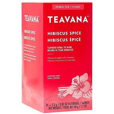 Teavana Hibiscus Spice Herbal Tea Herbal Tea - 0.1 oz (1.98 g) Per Bag - 24 Teabag - 24 / Box