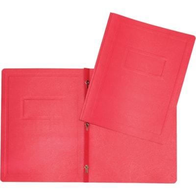 HILROY 3PRONG REPORT COVER RED