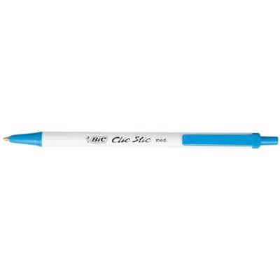 BALLPT PEN BIC CLIC MED. BLU