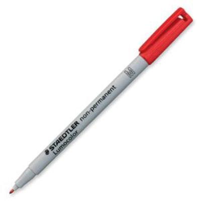 LUMOCOL NON-PERM MARKR MED RED