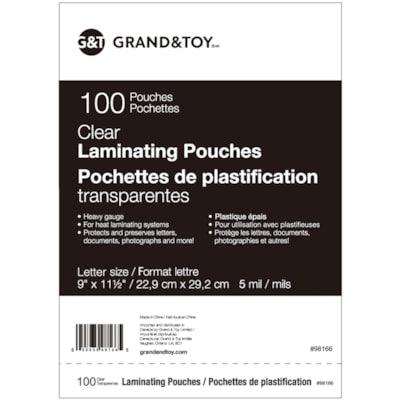 G&T LETTER POUCH 5MIL 100