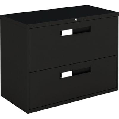 30 W 2 DRAWER LATERAL FILE BLK
