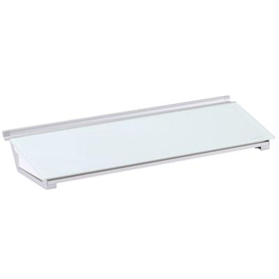 DESKTOP GLASS D/E PAD WHITE