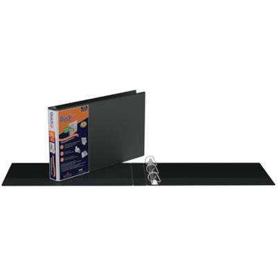 DELUXE BINDER 11X17 1.5  BLK