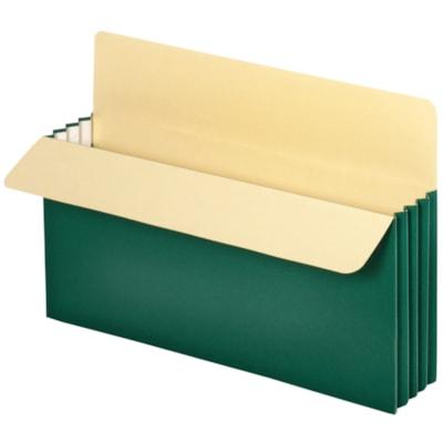 GREEN FILE POCKET 3.5  EXP LGL
