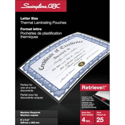 GBC HEATSEAL RETRIEVIET POUCH