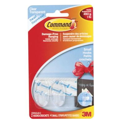 CLEAR SMALL HOOKS