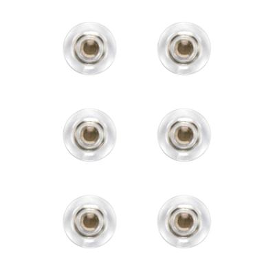 RARE EARTH MAGNETS CLEAR 6/PK