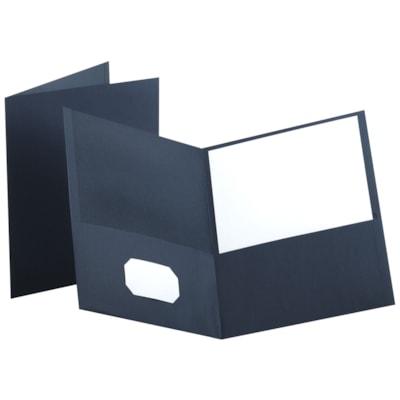 PORTFOLIO 2 POCKET BLU LTR