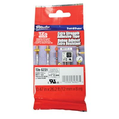 BLK/WHT X STR ADHS TAPE (12MM)