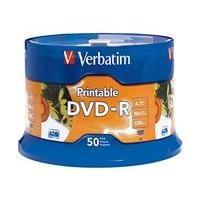 VERBATIM PRINTABLE DVD-R 50 PK