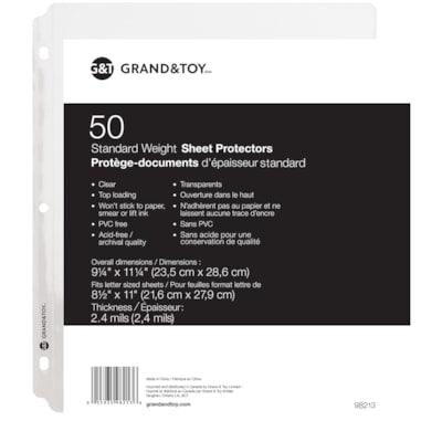 G&T SHEET PROT 2.4MIL CLEAR