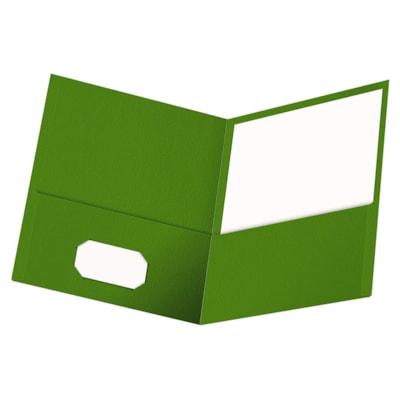 OXFORD TWIN POCKET FOLDER GRN