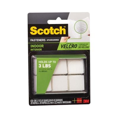 SCOTCH INDOOR FASTENERS, WHITE