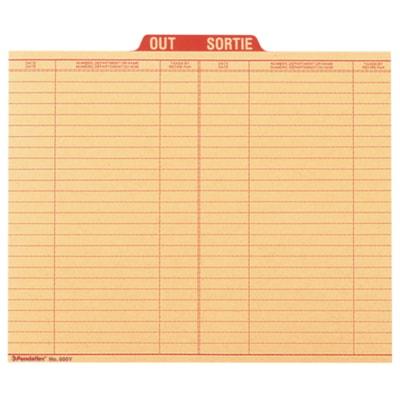 OUT GUIDE LTR TOP TAB PRINTED