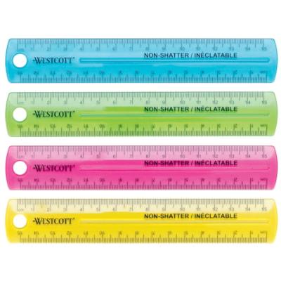 ACME 15CM PLASTIC RULER -NEON