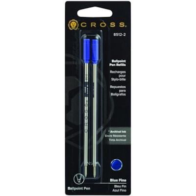 CROSS BALLPT REFILL FINE BLU 2