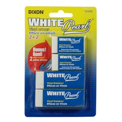 ERASER WHT PEARL 4/PK 70102S