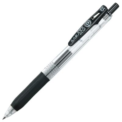 SARASA CLIP GEL PEN .5MM BLACK