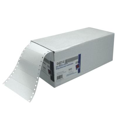 COMP. LABELS 4X1-7/16 WHT