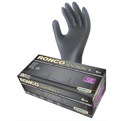 SENTRON 6 NITRILE GLOVE BLK XX
