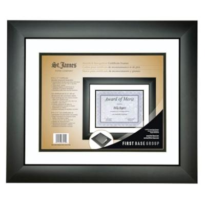 CERT. FRAME - TUXEDO BLACK