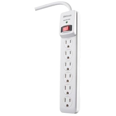 WOODS SURGE PROTECT, 6 OUTLETS