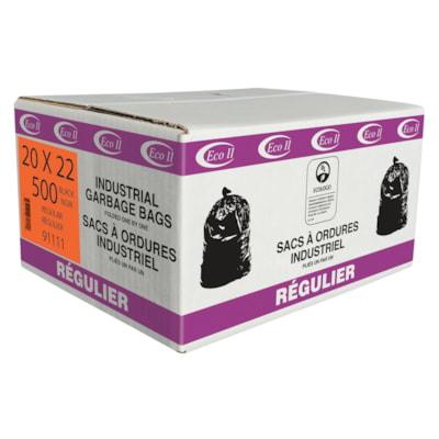 BLACK, REGULAR,20X22, 500/CS