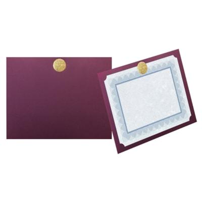 PRESENTATION CARD/HOLDER BURGD