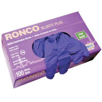 RONCO PURPLE NITRILE GLOVE LRG