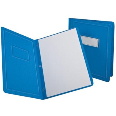 G&T RPRT COVER EMB BORDER BLU
