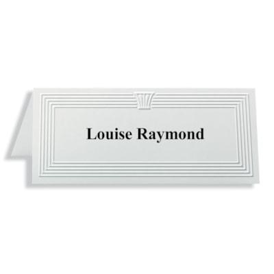 PLACE CARDS OUVERT.WHITE 60/PK
