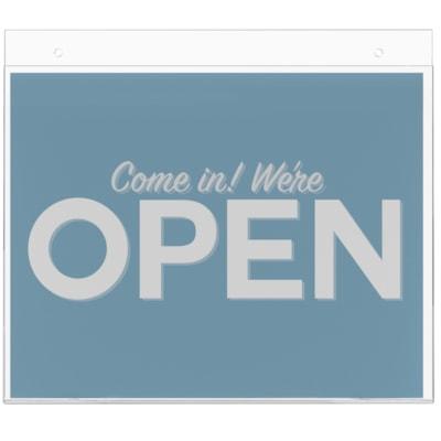 DEFLECTO SIGN HOLDER 11X17 CLR