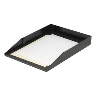 DESK TRAY BLK LGL PLASTIC 100%