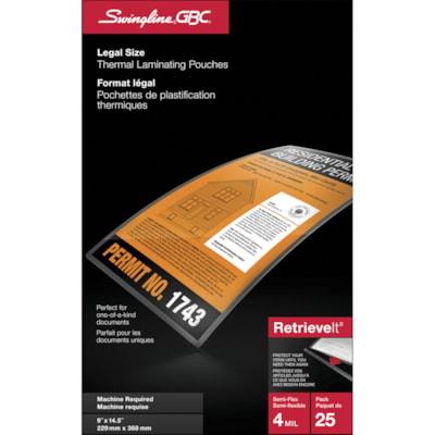 GBC HEATSEAL RETRIEVABLE POUCH