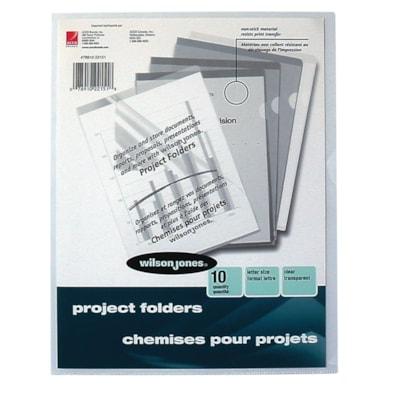 FILE FOLDER VINYL LTR ACCO CLR