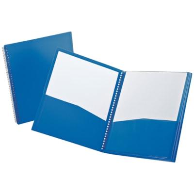 8 POCKET POLY ORGANIZER, BLUE