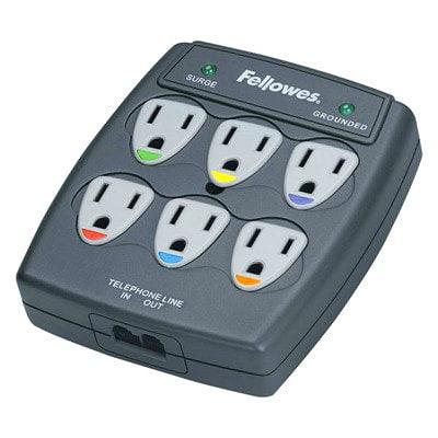 FELLOWES 6 OUTLET WALL MOUNT