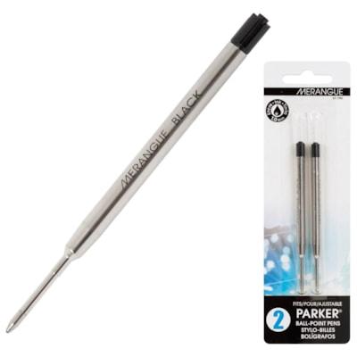 PARKER REFILL BLACK INK 2PK