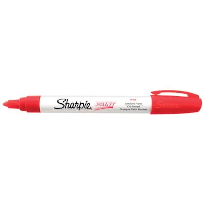 SHARPIE OILBASED MRKR RED MED
