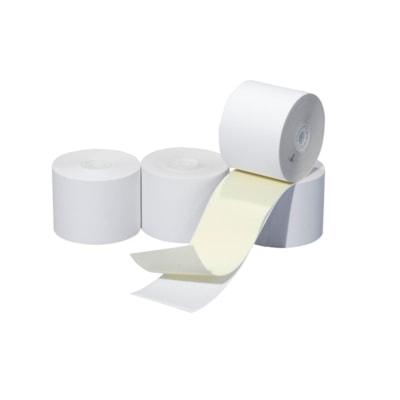 McDermid 2-Ply Carbonless Paper Rolls, Canary/White, 2-1/4" x 100', Box of 12