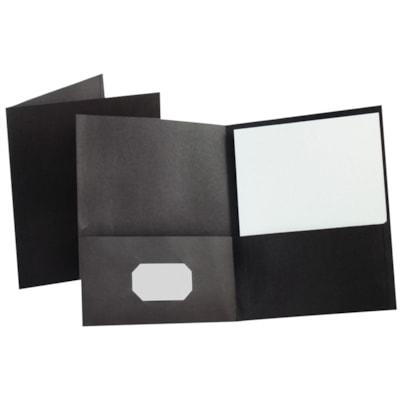 PORTFOLIO 2 POCKET BLK LTR