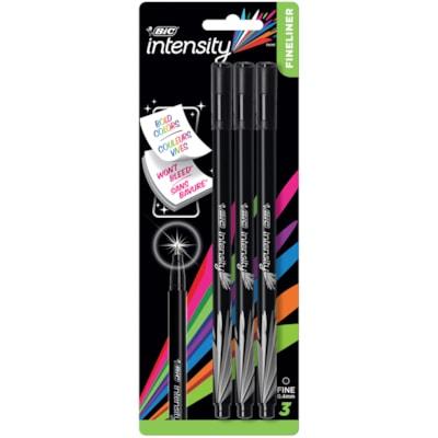 BIC INTENSITY FELT BLACK 3PK