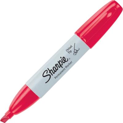 SHARPIE CHISEL RED