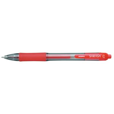 PEN SARASA GEL RETRACT.MED RED