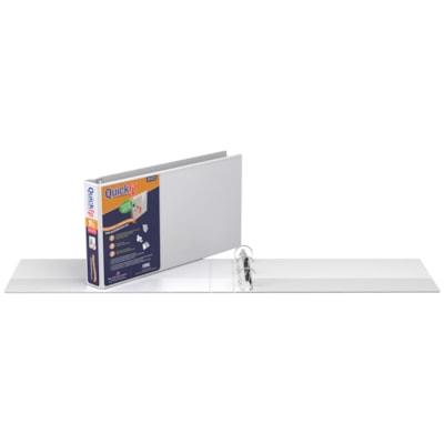 QCKFIT BINDER(8.5X14)1.5 WHITE