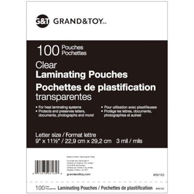 G&T LETTER POUCH 3MIL 100