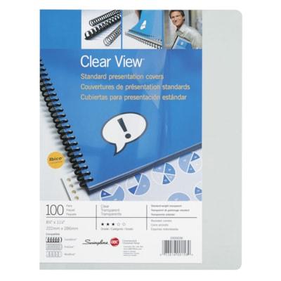 BINDING COVER CLR LTR 100/PK