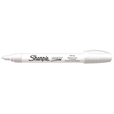 SHARPIE OILBASED MRKR WHT MED